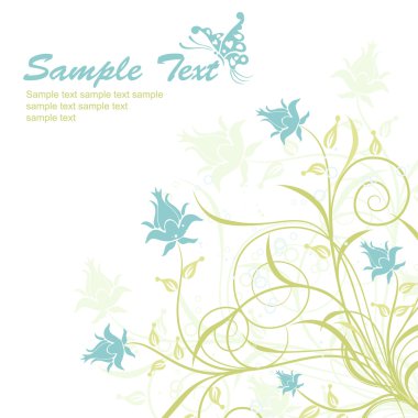 çiçek arka plan, vektör