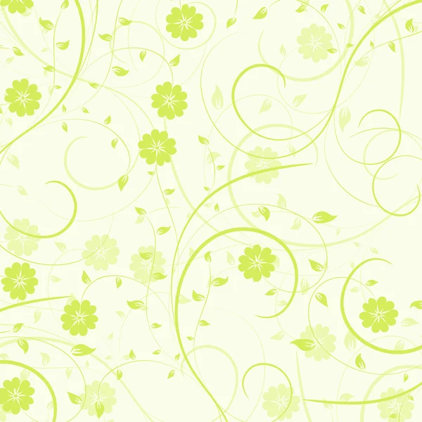Patrón abstracto floral, vector — Archivo Imágenes Vectoriales