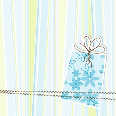 Şablon tebrik kartı, vektör
