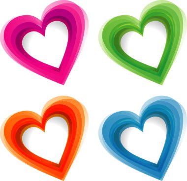 kalp arka plan, vektör