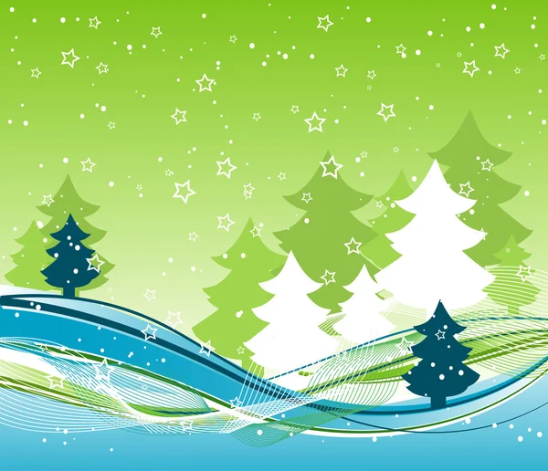 Template christmas background, vector — Stock Vector