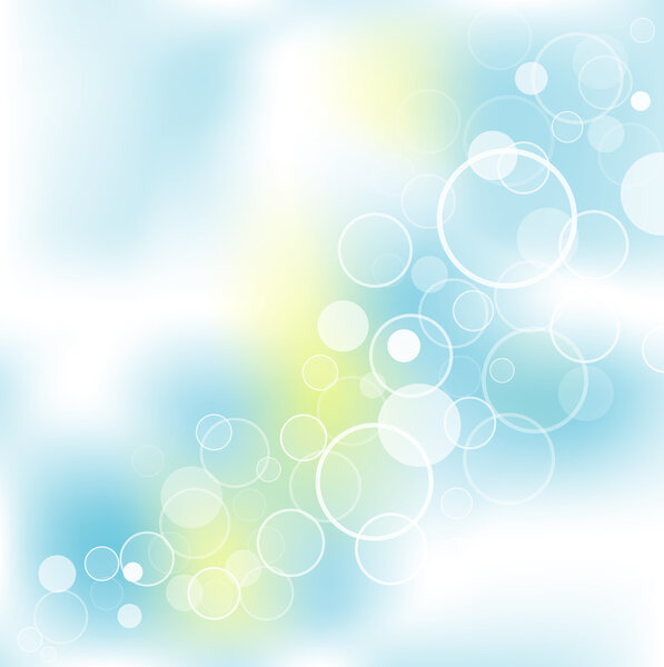 Abstract bubbles background, vector illustration