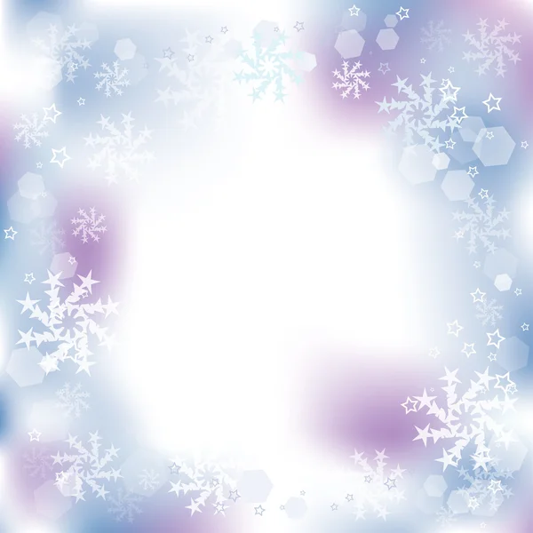 Fondo de Navidad de invierno, vector — Vector de stock