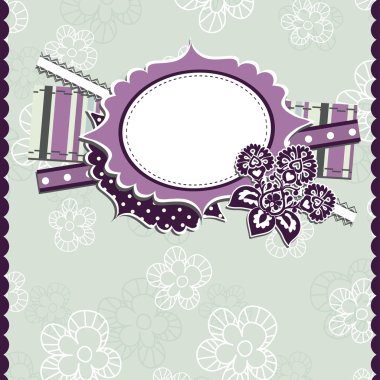 Şablon tebrik kartı, vektör