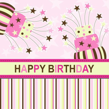 Şablon tebrik kartı, vektör