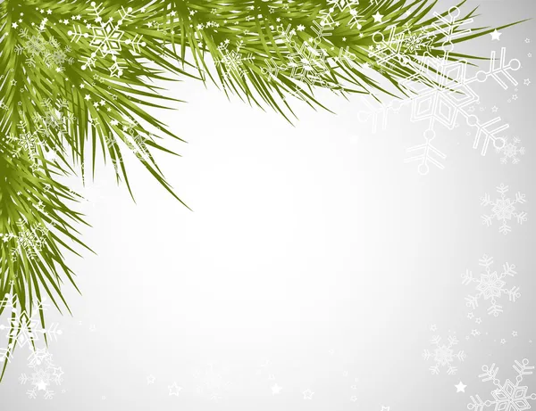 クリスマス ツリーの背景、ベクトル — ストックベクタ