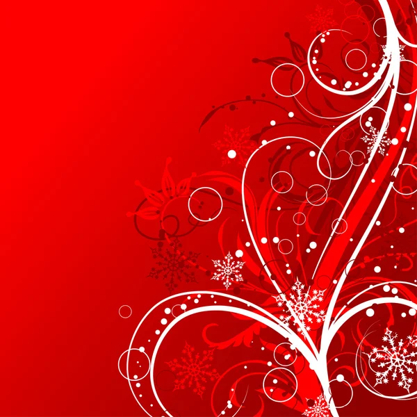 Kerstdecoratie achtergrond, vector — Stockvector