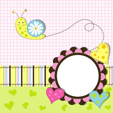 Şablon tebrik kartı, vektör