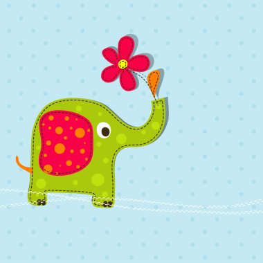 Şablon tebrik kartı, vektör