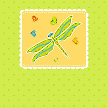 Şablon tebrik kartı, vektör