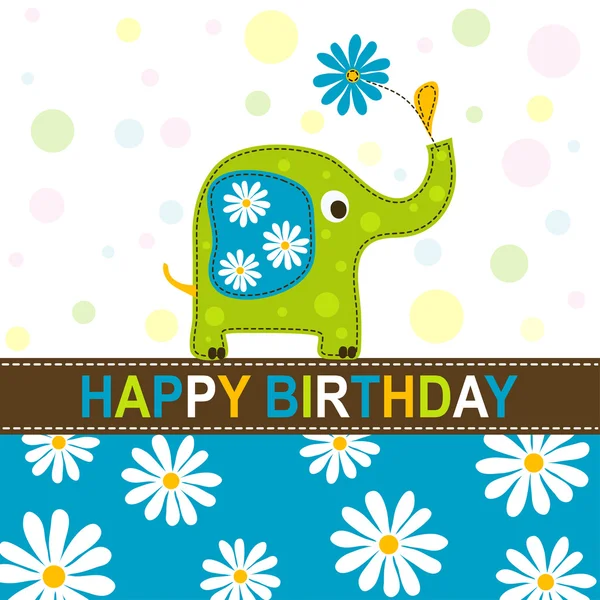 Tarjeta de felicitación de plantilla, vector — Vector de stock