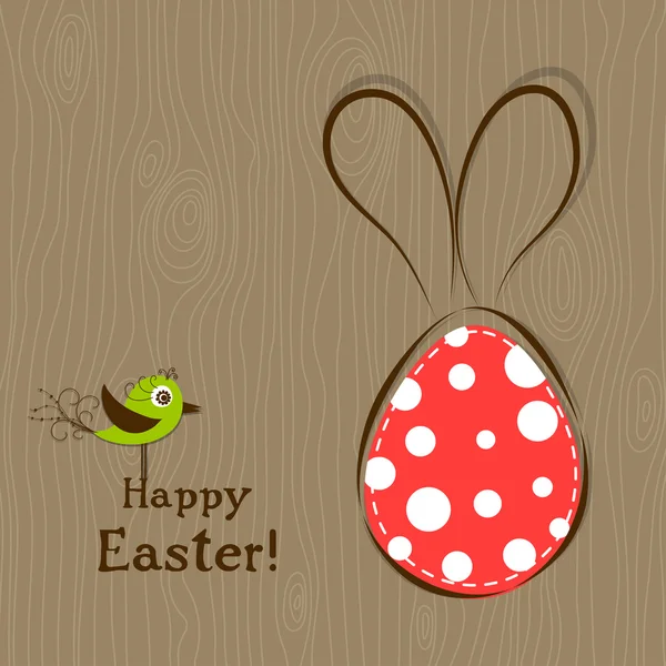 Template Easter greeting card, vector — Stock Vector