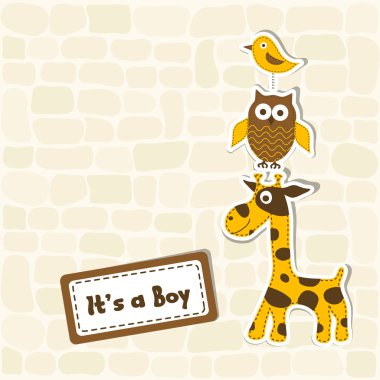 Şablon tebrik kartı, vektör