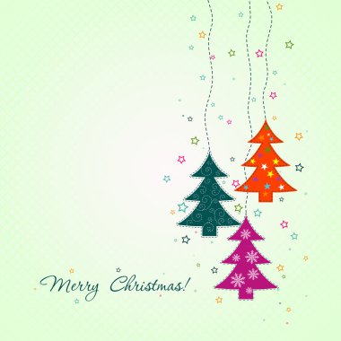 Şablon Noel tebrik kartı, vektör