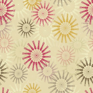 Dikişsiz buğday desen