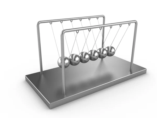 Balancing balls Newton's cradle — Stock Photo, Image