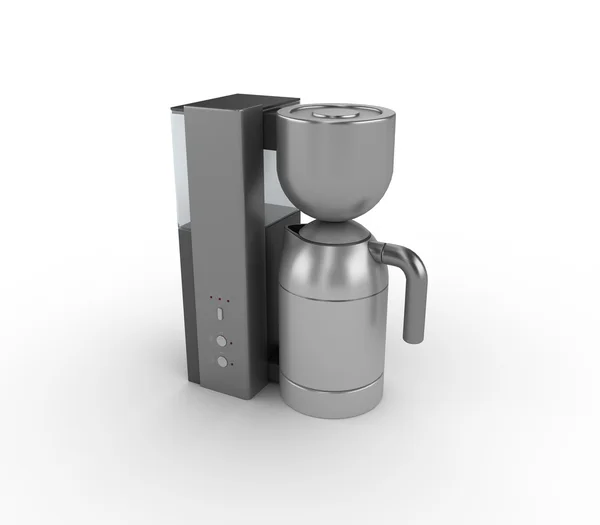 Coffee machine isolated on white background — Stock Photo, Image