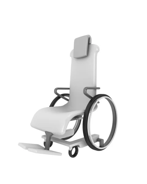 Wheelchair, isolated on white background — Stock Photo, Image