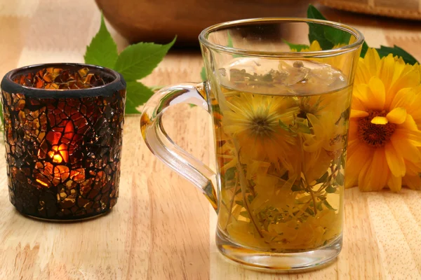 Multi-herbal sunny tea — Stock Photo, Image