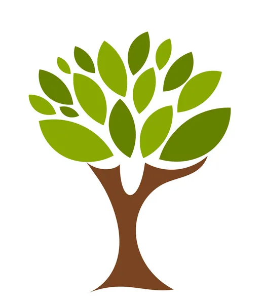 Symbolic tree — Stock Vector
