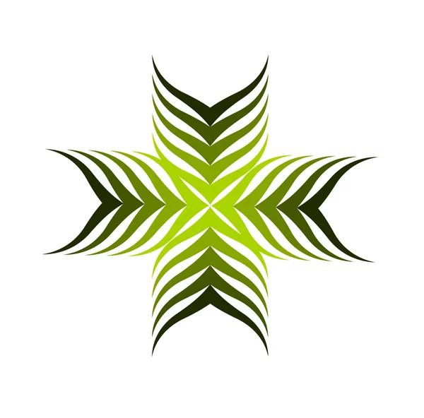 Emblème ou logo de plante — Image vectorielle