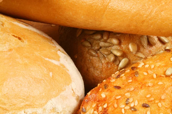 Different kinds of bread — Stock Photo, Image