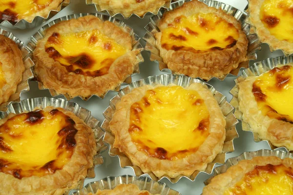 Portuguese egg tarts — Stock Photo, Image