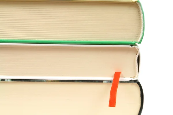 Books pile on white — Stock Photo, Image