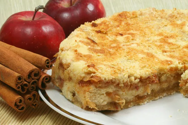 Tarta de manzana Imágenes de stock libres de derechos