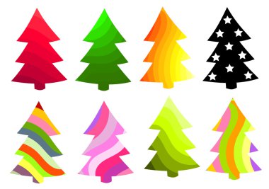Noel ağaçları koleksiyonu