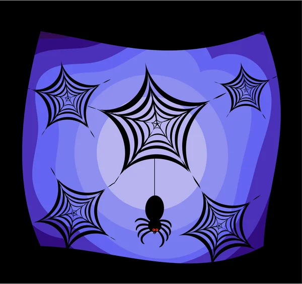 Spinnen halloween — Stockvector