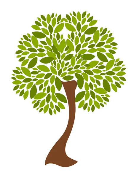 Vector tree illustration — Stock Vector