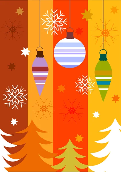Kolorowe kartki świąteczne — Wektor stockowy
