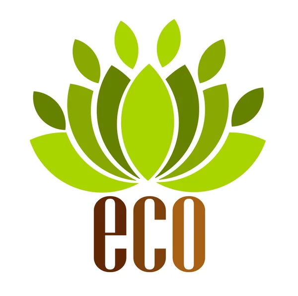 Eco logotipo —  Vetores de Stock