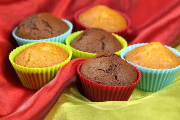 Sweet muffin cakes — Stock Photo, Image