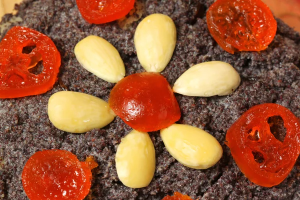 Postre de semilla de amapola de Navidad polaco makowki — Foto de Stock