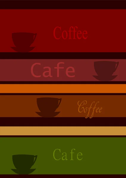 Szablon do kawy — Wektor stockowy