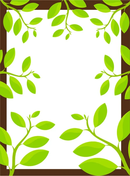 Spring frame — Stock Vector