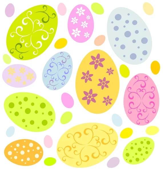 Huevos de Pascua — Vector de stock