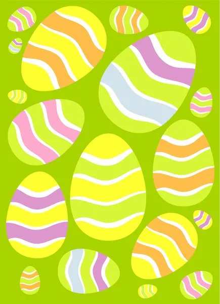 Easter eggs background — Stock Vector