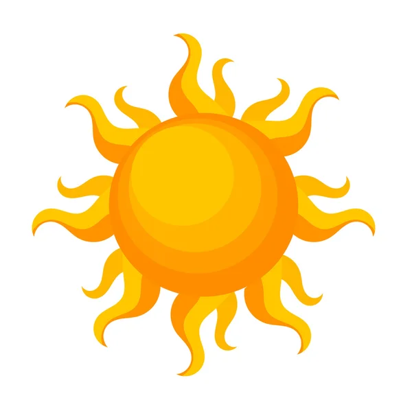 Sun illustration — Stock Vector