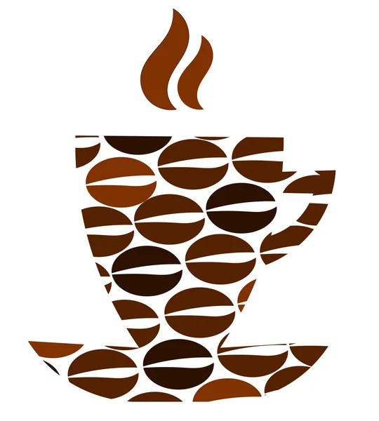 Abstracte koffie — Stockvector