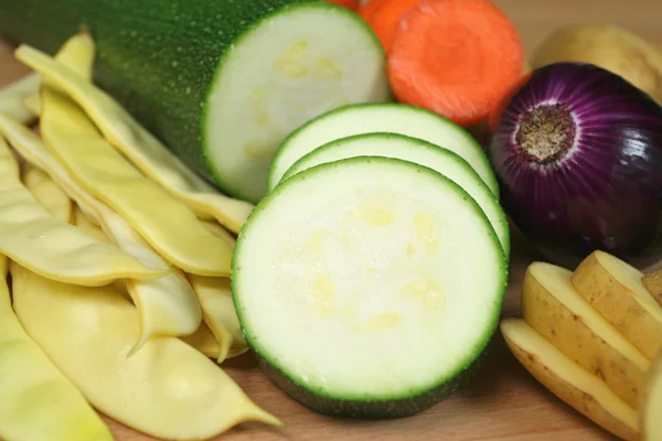Pokrojone warzywa — Zdjęcie stockowe