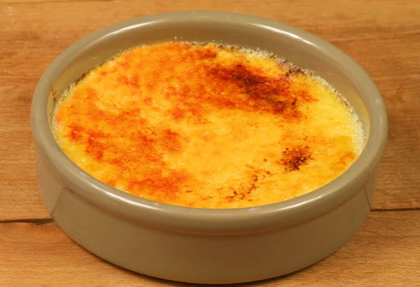 Creme brulee caramelized — Stock Photo, Image