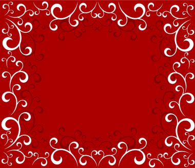 Noel swirls çerçeve