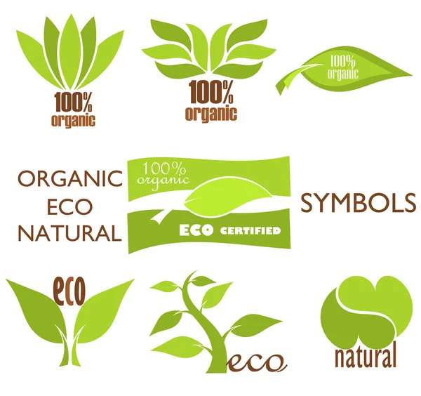 Eco logos — Stock Vector