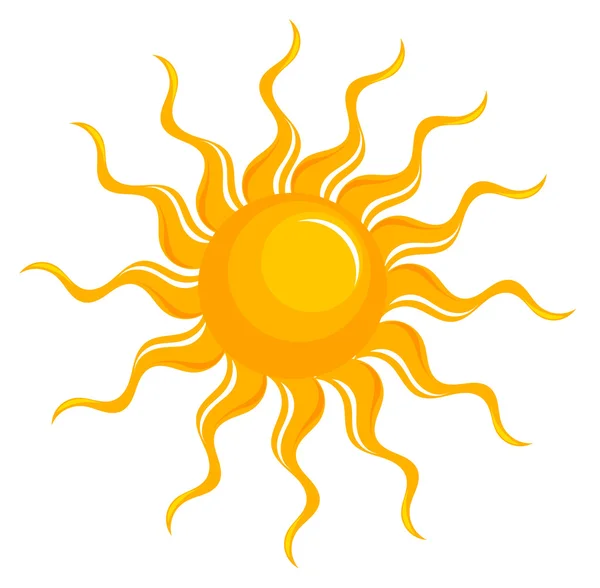 Sun illustration — Stock Vector