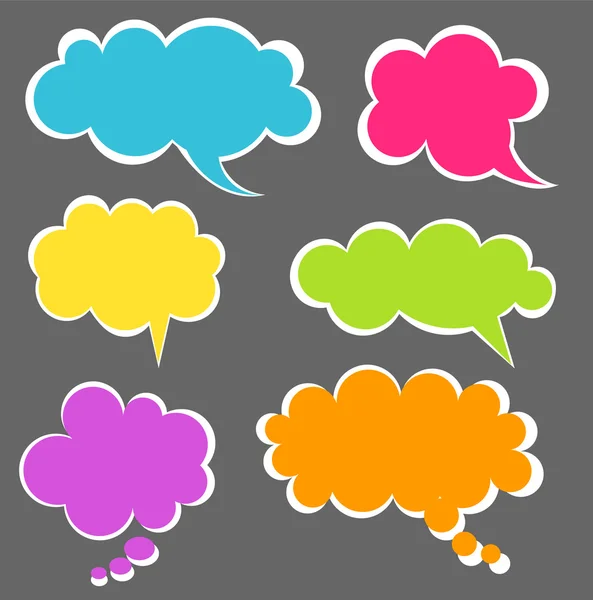 Speech bubbles — Stock Vector