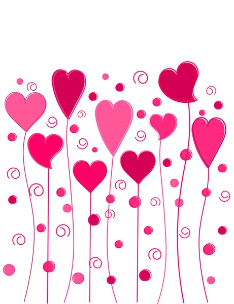 Lovely hearts — Stock Vector