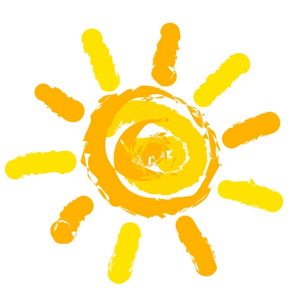 Illustration du soleil — Image vectorielle